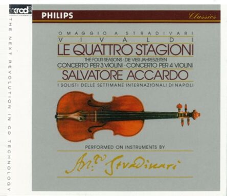 Vivaldi : Four Seasons, Op.8 Salvatore Accardo (Violin),I Solisti Delle Settimane Internazionali Di Napoli - XRCD24