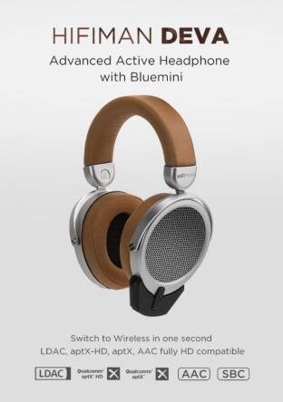 HiFiMan  DEVA BT - słuchawki audiofilskie z bluetooth 
